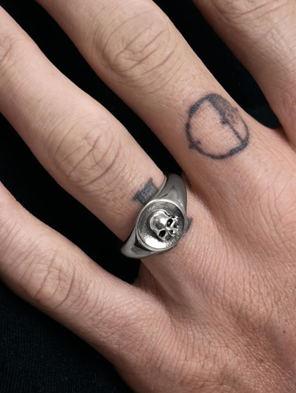 Silver Skull Ring